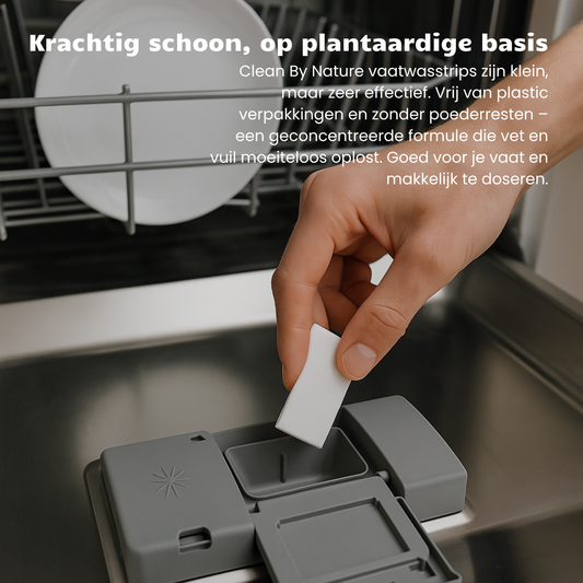 Umweltfreundliche Spülmaschinenstreifen