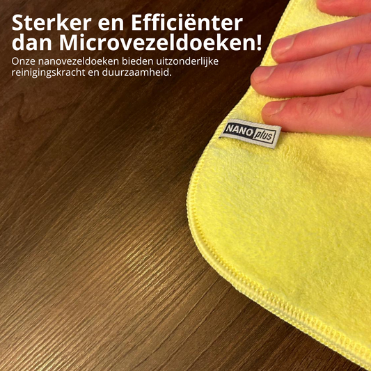 Schoonmaakdoeken - Geel, 5 stuks