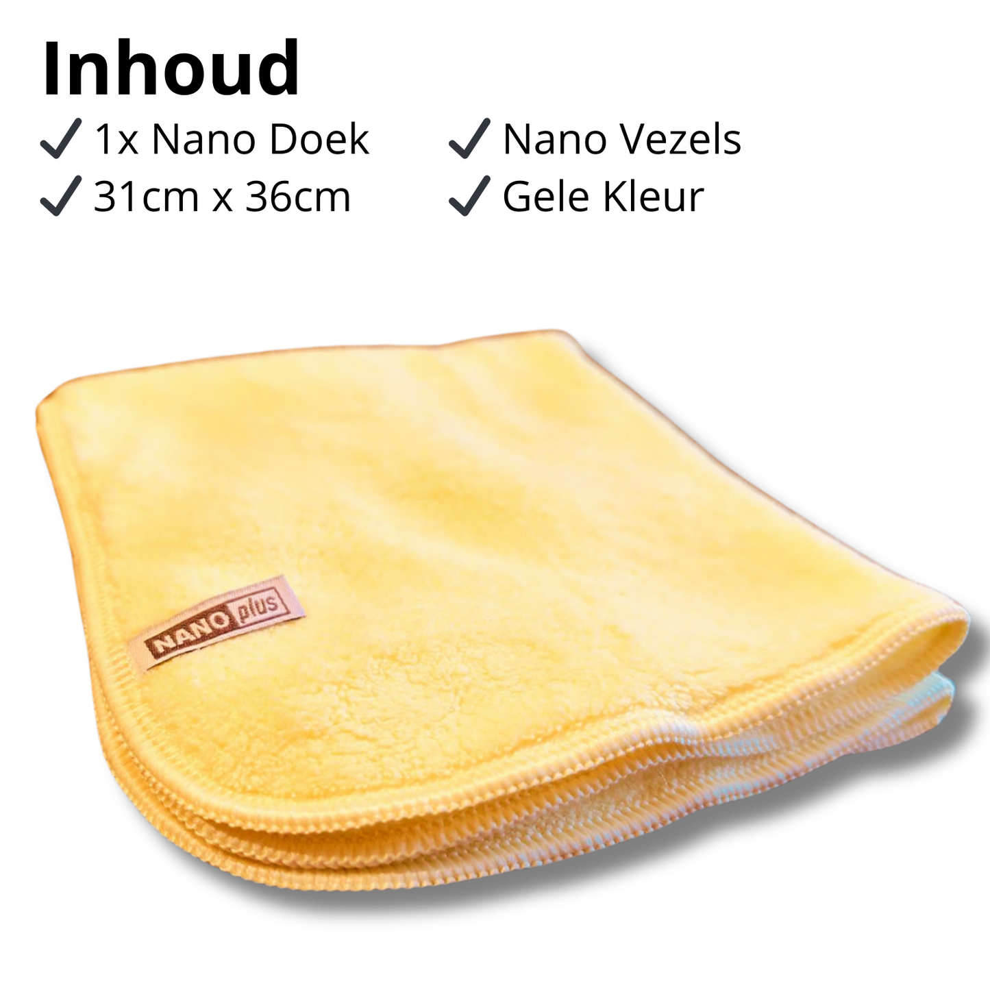 Schoonmaakdoeken - Geel, 10 stuks