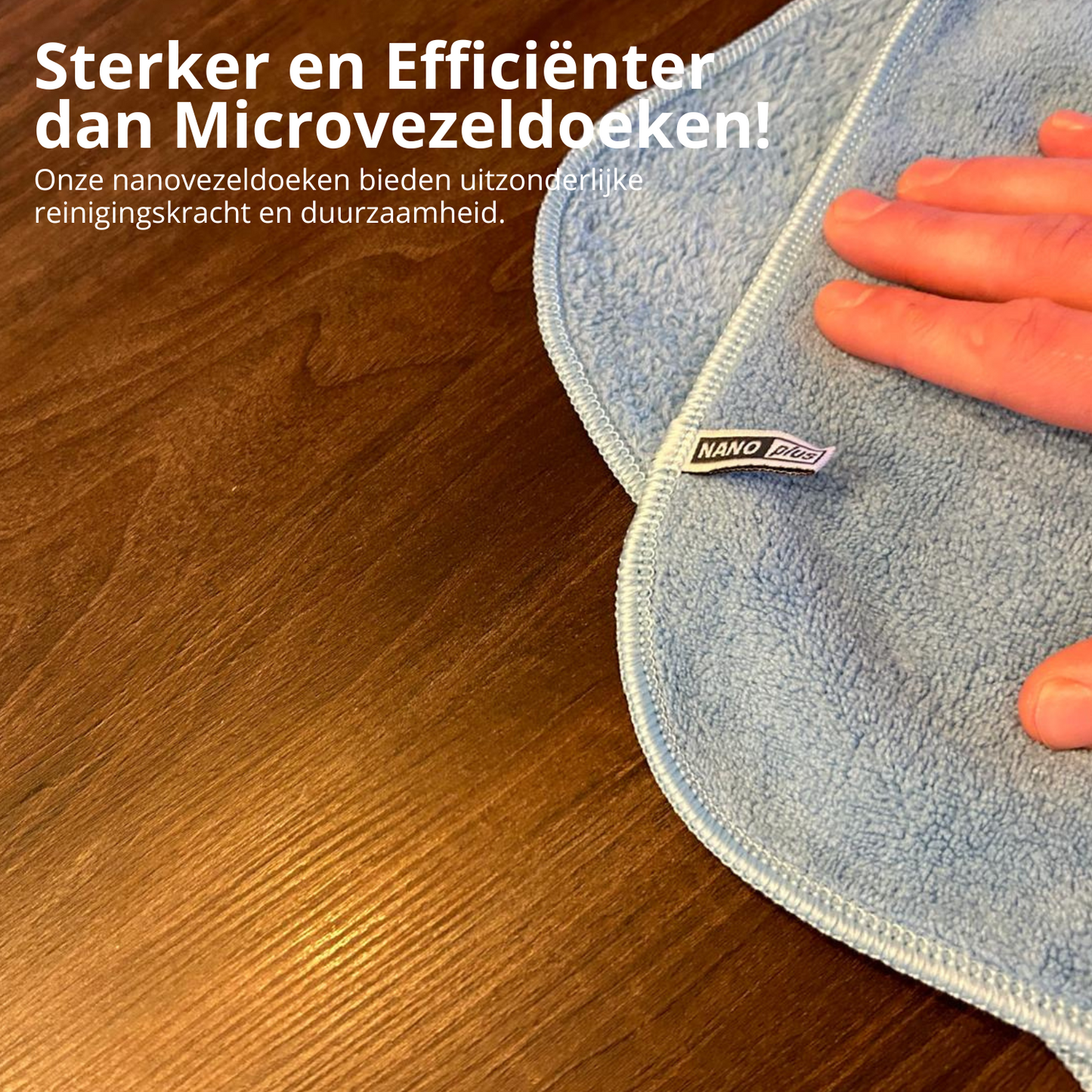 Schoonmaakdoeken - Blauw, 5 stuks