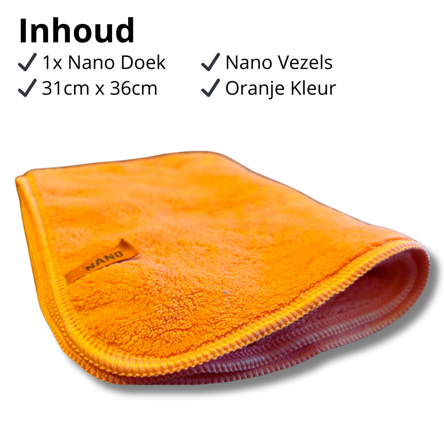 Schoonmaakdoeken - Oranje, 3 stuks