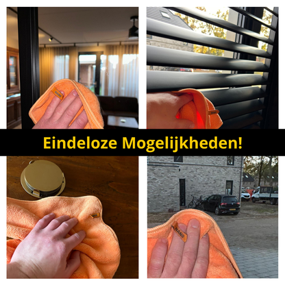 Schoonmaakdoeken - Oranje, 5 stuks