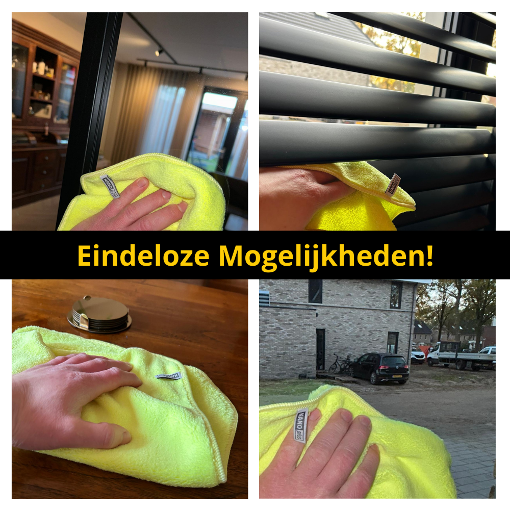 Schoonmaakdoeken - Geel, 10 stuks