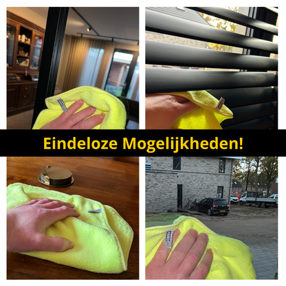 Schoonmaakdoeken - Geel, 10 stuks