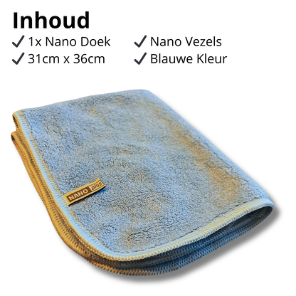 Schoonmaakdoeken - Blauw, 5 stuks