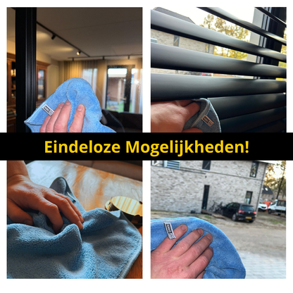 Schoonmaakdoeken - Blauw, 5 stuks
